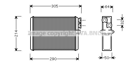 AVA QUALITY COOLING Lämmityslaitteen kenno VO6110